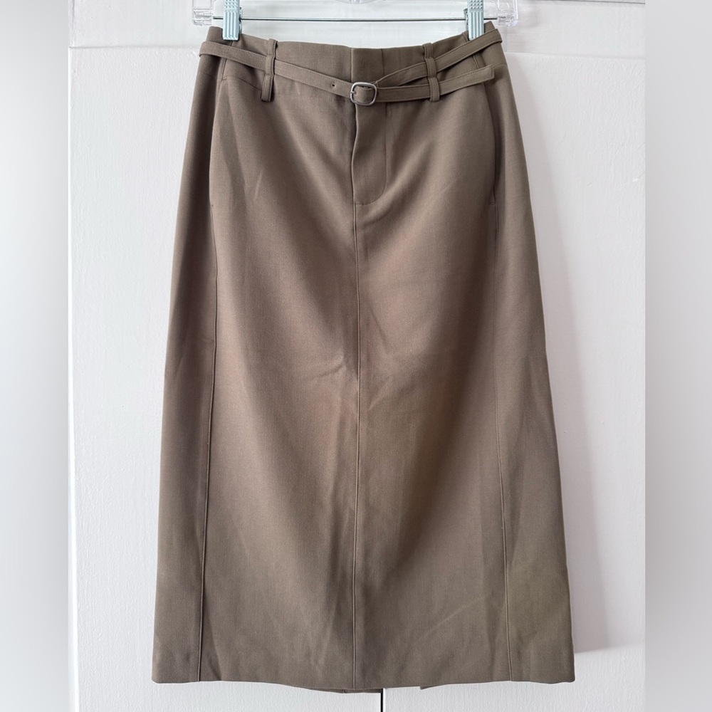 Vince Taupe Pencil Skirt - size 0 - belted
